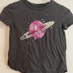 Gap Sequin Planet T-Shirt, Size Small